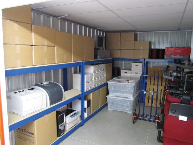 Business storage for stock, tools and online retail