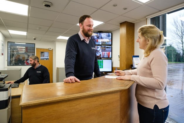 Reception at our Nuneaton Storage Unit