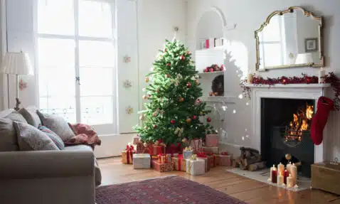 Household storage and ready for Christmas